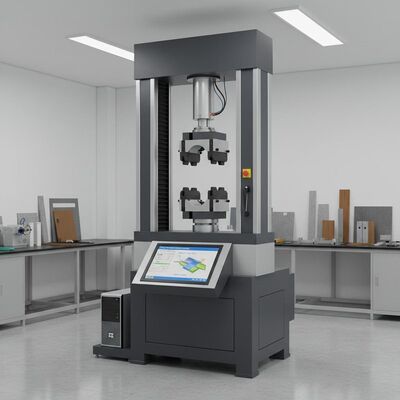 টেনশন টেস্ট মেশিন 0.5-500kN টেস্ট ফোর্স রেঞ্জ, ±0.5% টেস্ট গতি নির্ভুলতা এবং উপাদান বিশ্লেষণের জন্য 650mm সর্বোচ্চ টেস্ট প্রস্থ